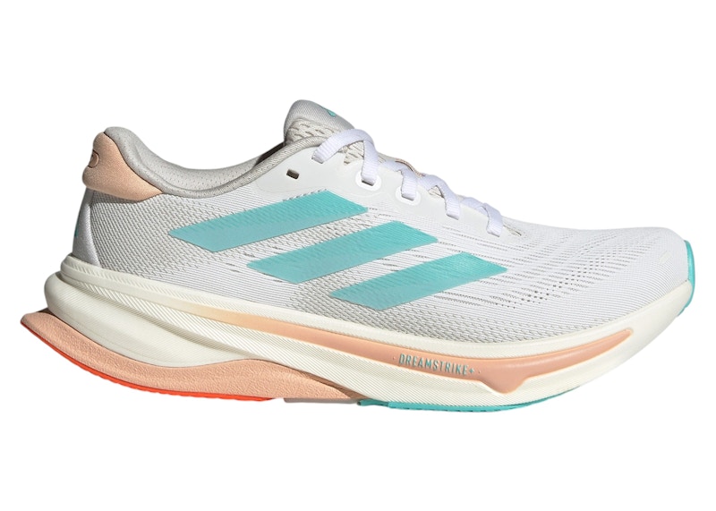 Pre-owned Adidas Originals Supernova Solution 2.0 (women's) Sneakers In Cloud White/flash Aqua/powder Coral