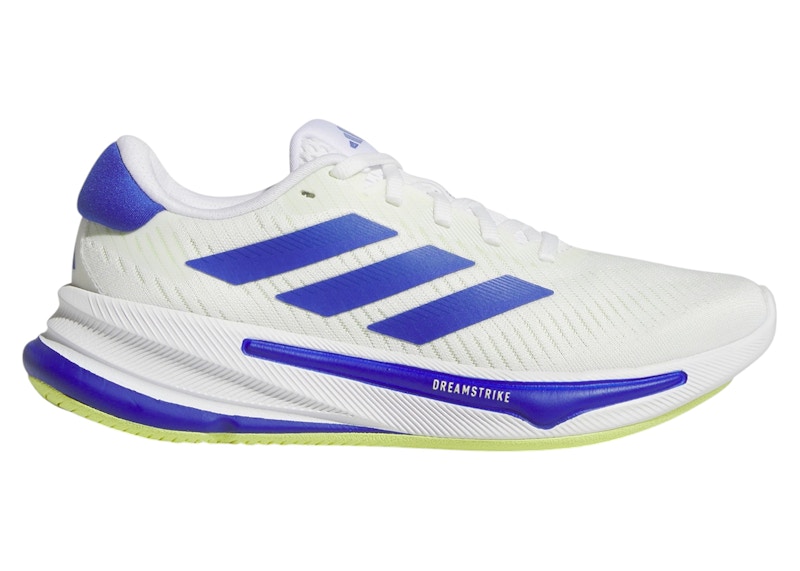 Pre-owned Adidas Originals Supernova Step Sneakers In Cloud White/lucid Blue/pulse Lime