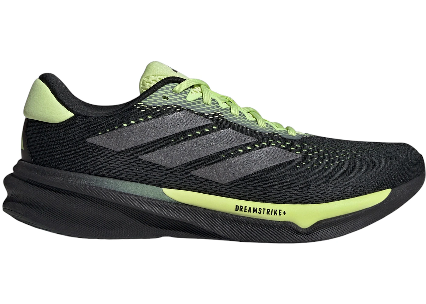 adidas Supernova Stride Core Black Iron Metallic Pulse Lime
