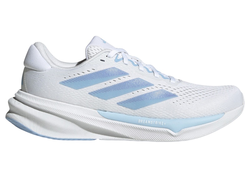 Pre-owned Adidas Originals Supernova Stride 2.0 (women's) Sneakers In Cloud White/glow Blue/grey One In Multi