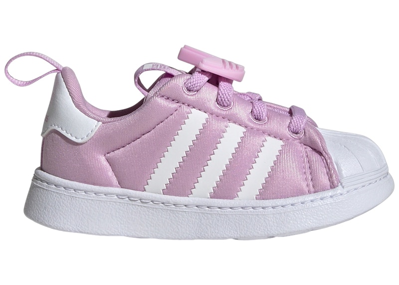 Adidas originals superstar sneakers in white and lilac best sale