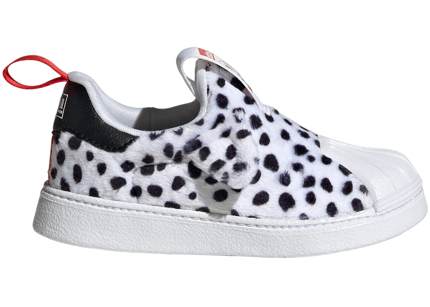 adidas Superstar 360 Disney 101 Dalmatians Cloud White Core Black Red (TD) - ID9713 - US adidas Superstar 360 Disney 101 Dalmatians Cloud White Core Black Red (TD) - ID9713 - US