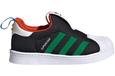 adidas Superstar 360 LEGO Black Green (TD) - FX4924 - US adidas Superstar 360 LEGO Black Green (TD) - FX4924 - US