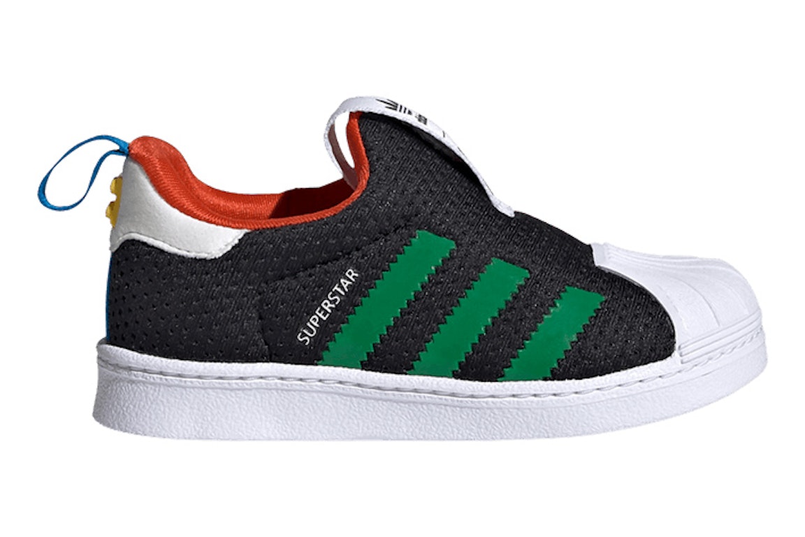 Pre-owned Adidas Originals Adidas Superstar 360 Lego Black Green (td) In Core Black/green/cloud White