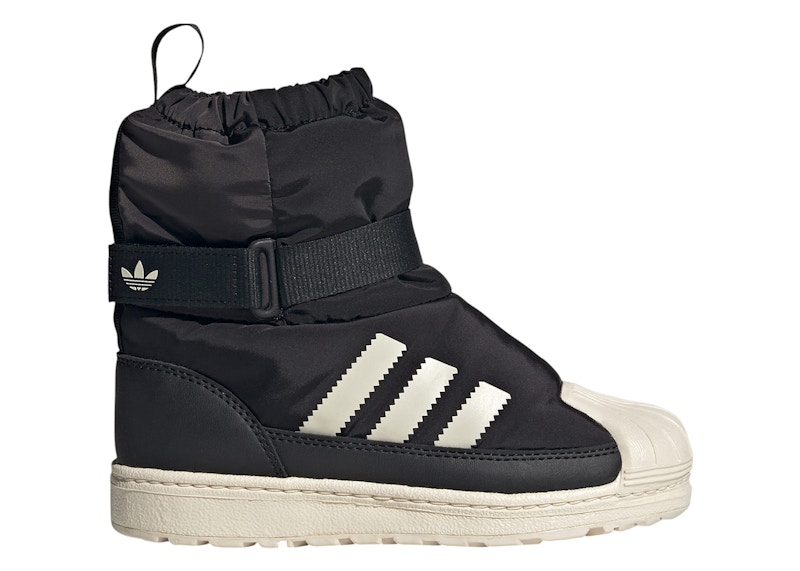 Pre-owned Adidas Originals Superstar 360 Winterized Boot Black Sneakers In Core Black/wonder White/carbon In Multi