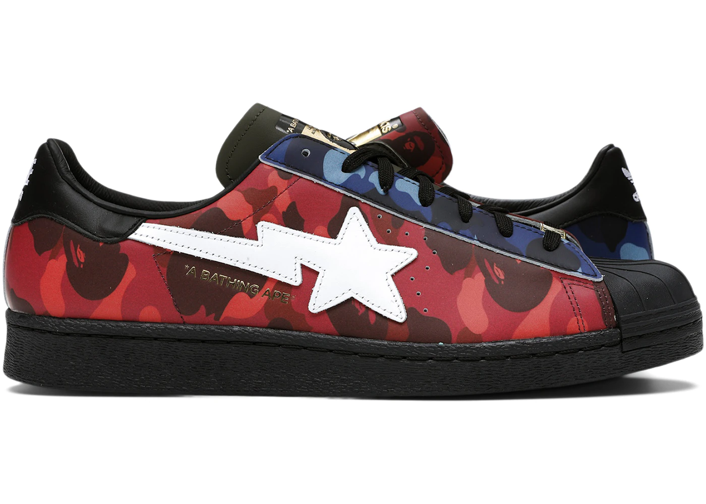 adidas Superstar 80s Bape Multi Camo Men's GZ8982 US