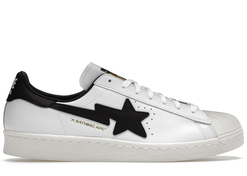 adidas Superstar 80s Bape White/Black-