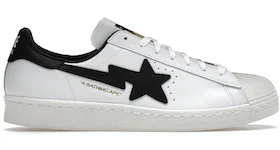 ベイプ × アディダス スーパースター 80S "ホワイト/ブラック" adidas Superstar 80s "Bape White Black" 