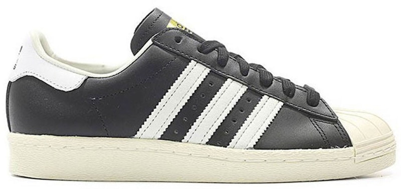 adidas superstar 80s black white