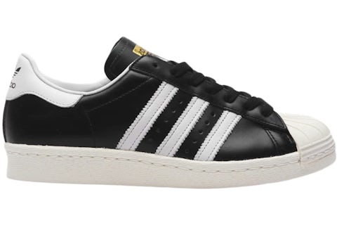 adidas Superstar 80s DLX Black Vintage White Men's - S74935 - US adidas Superstar 80s DLX Black Vintage White Men's - S74935 - US