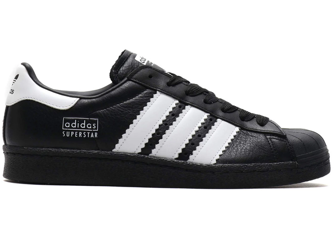 adidas Superstar 80s Enlarged Stripes Black