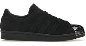 Adidas superstar black 80's metal toe Clearance