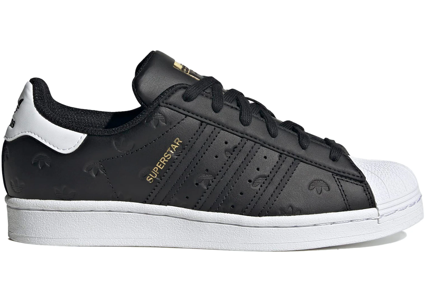 adidas Superstar All Over Trefoil Black White (Women's) - HQ1937 - US