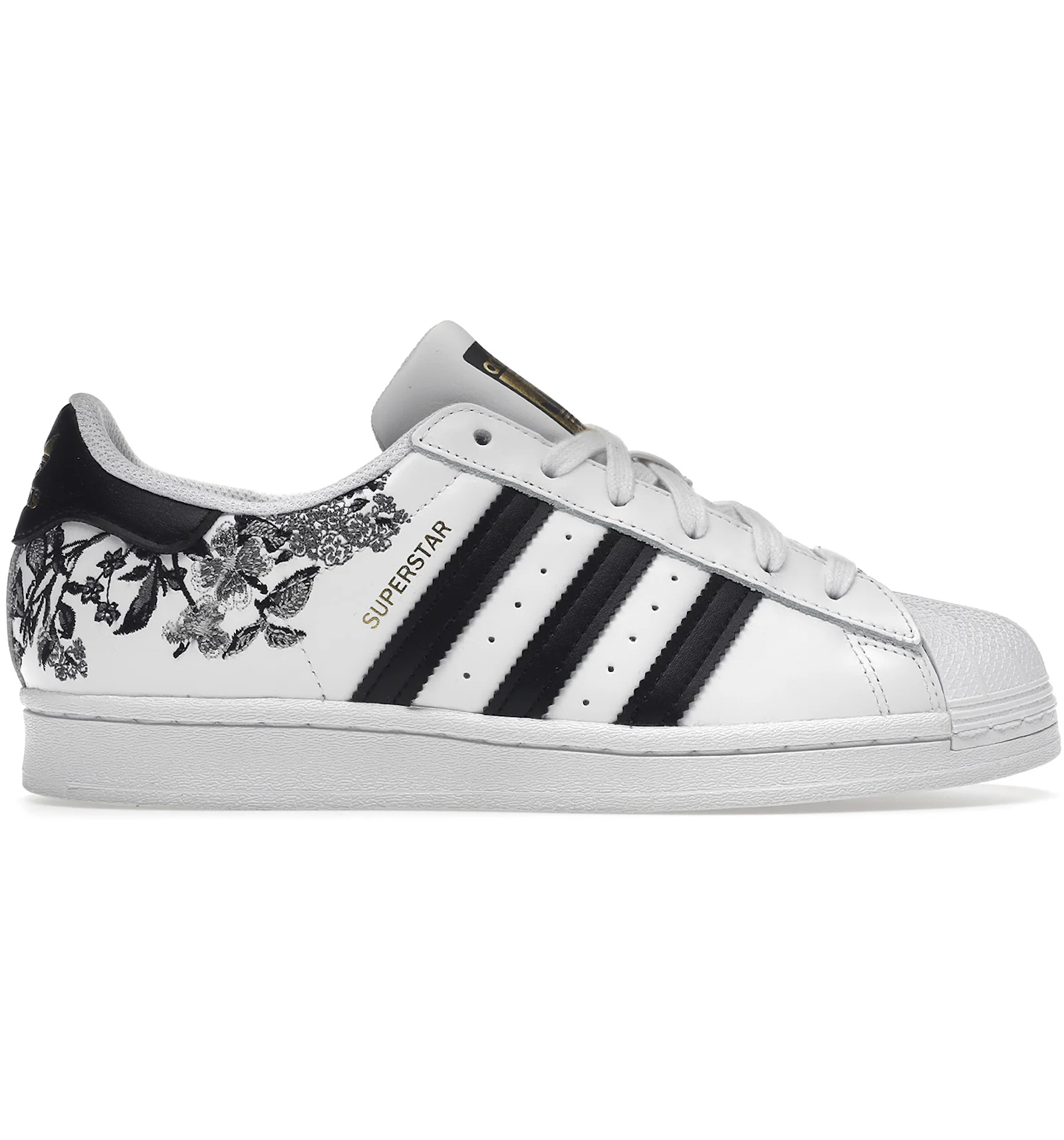 Adidas superstar black and white rose Clearance