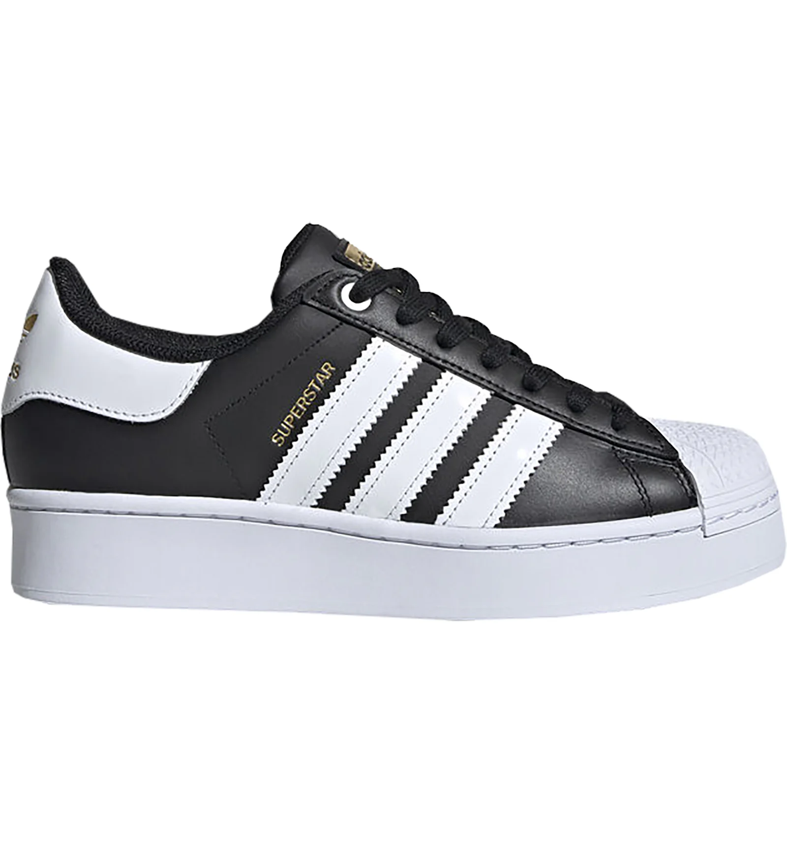 adidas Superstar Bold Black White Women s FV3335 US