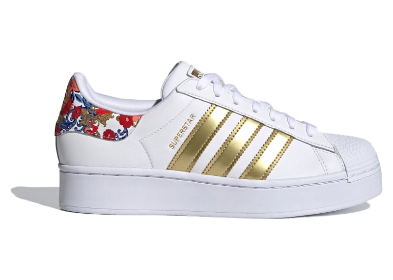 Adidas superstar shop white floral