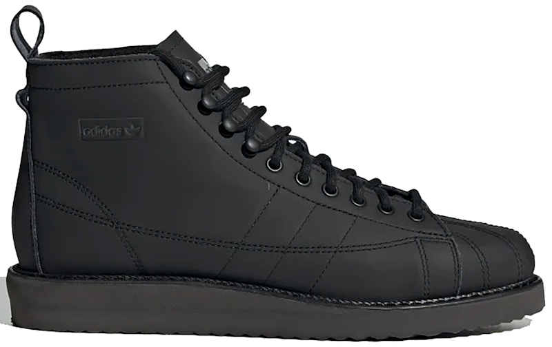 adidas superstar boot w core black