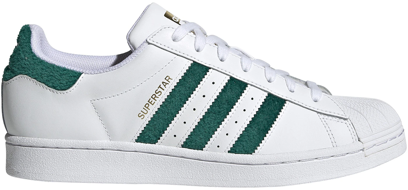 adidas Superstar Stripes Cloud White Green - H00190 ES
