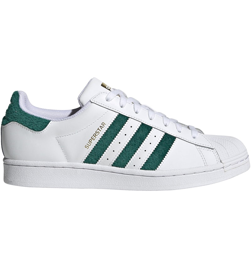 adidas Superstar Chenille Rayas Blanco Nube Verde Hombre H00190 US