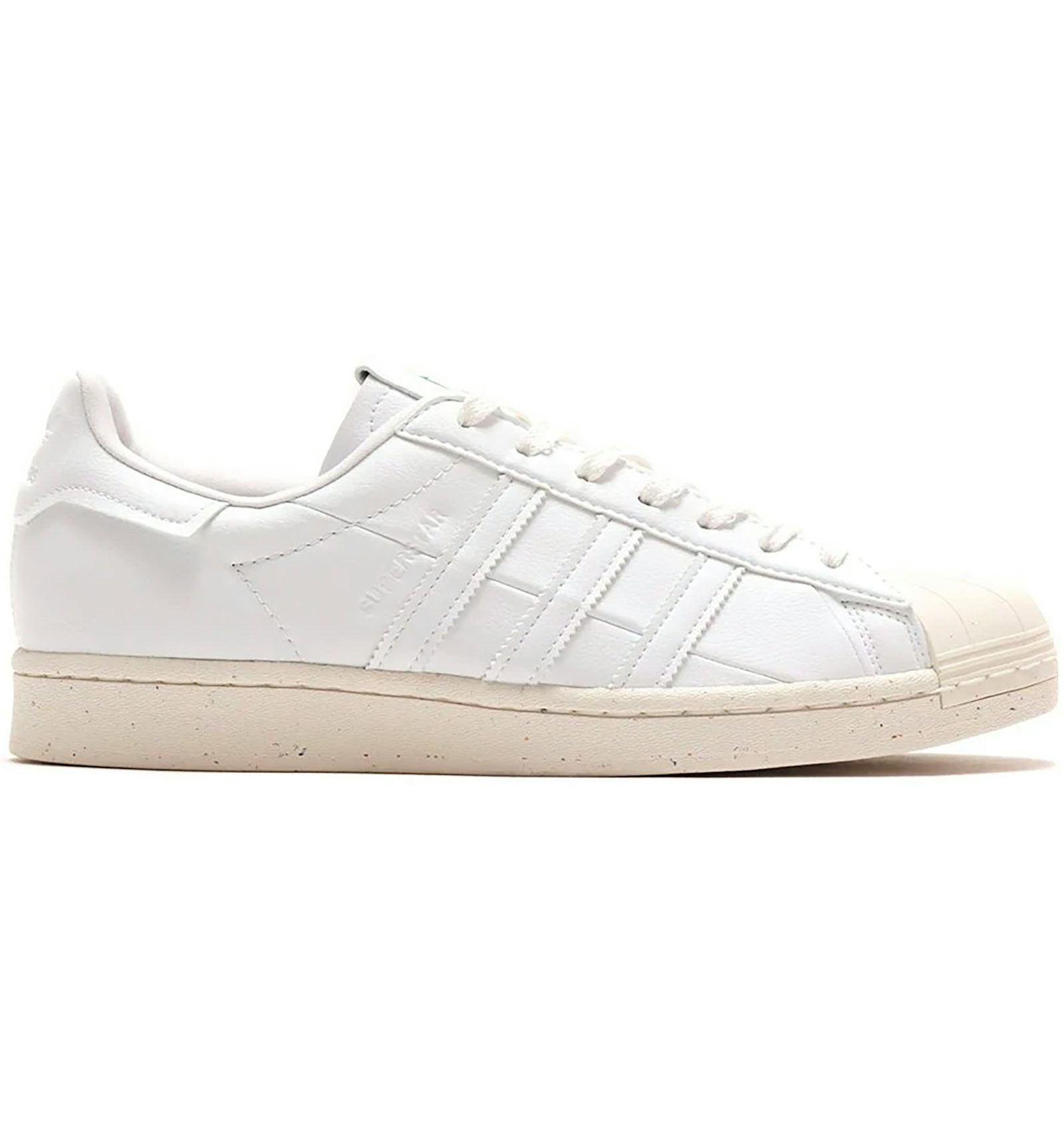 Adidas superstar white clearance clean