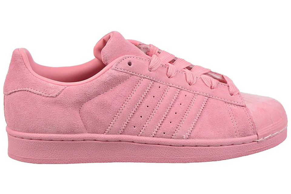 Pink superstar adidas womens Clearance