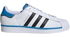 adidas Superstar Cloud Weiß Core Schwarz Bright Blau