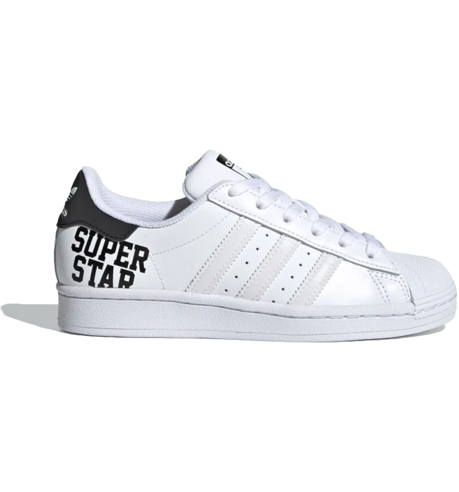 adidas superstar core black and white