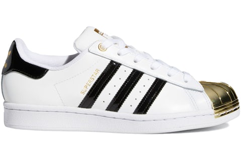 Adidas White And Gold Shoes Women's Adidas Womens Superstar