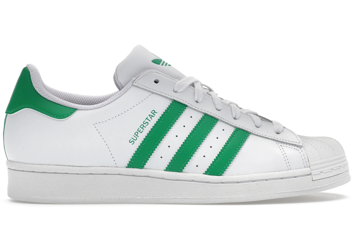 adidas Superstar Cloud White Green Men's IE9047 US
