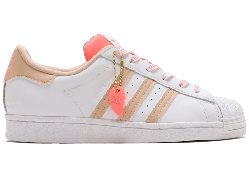 Adidas women's 2024 superstar w red/white