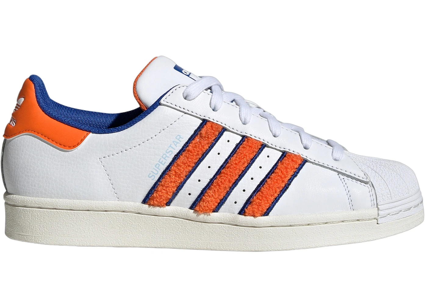 adidas Superstar Cloud White Orange Royal Blue (Women's) - IF7610 - US