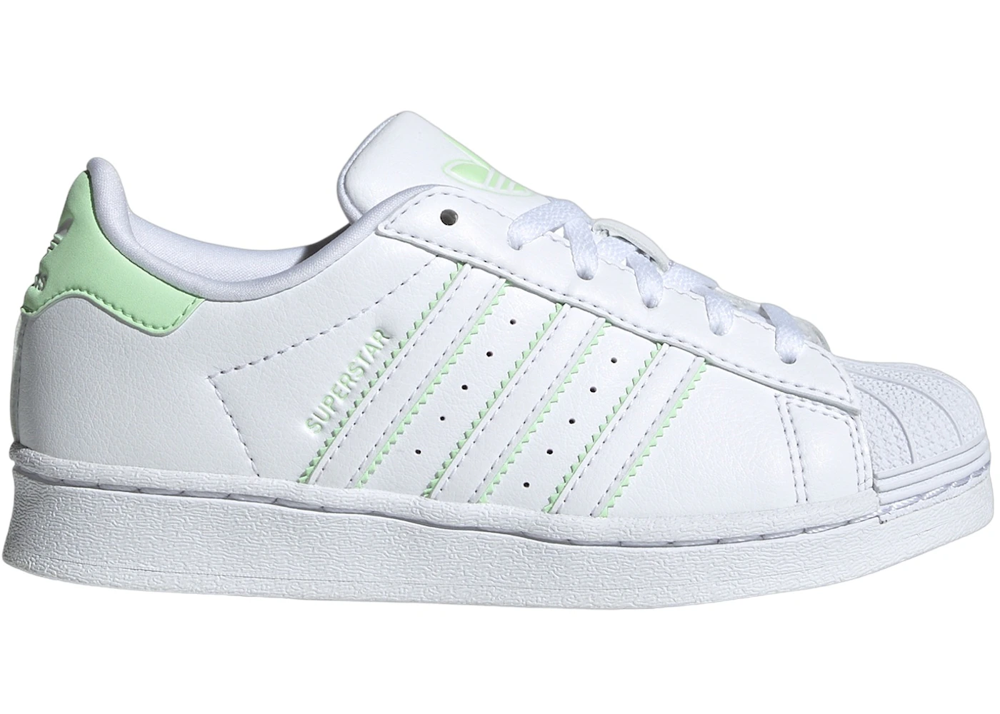adidas Superstar Cloud White Semi Green Spark (PS) - IE0282 - US adidas Superstar Cloud White Semi Green Spark (PS) - IE0282 - US