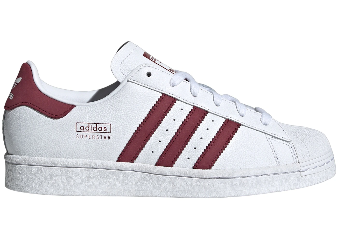Deals Adidas Adidas Superstar Damen Dunkelrot Adidas Originals