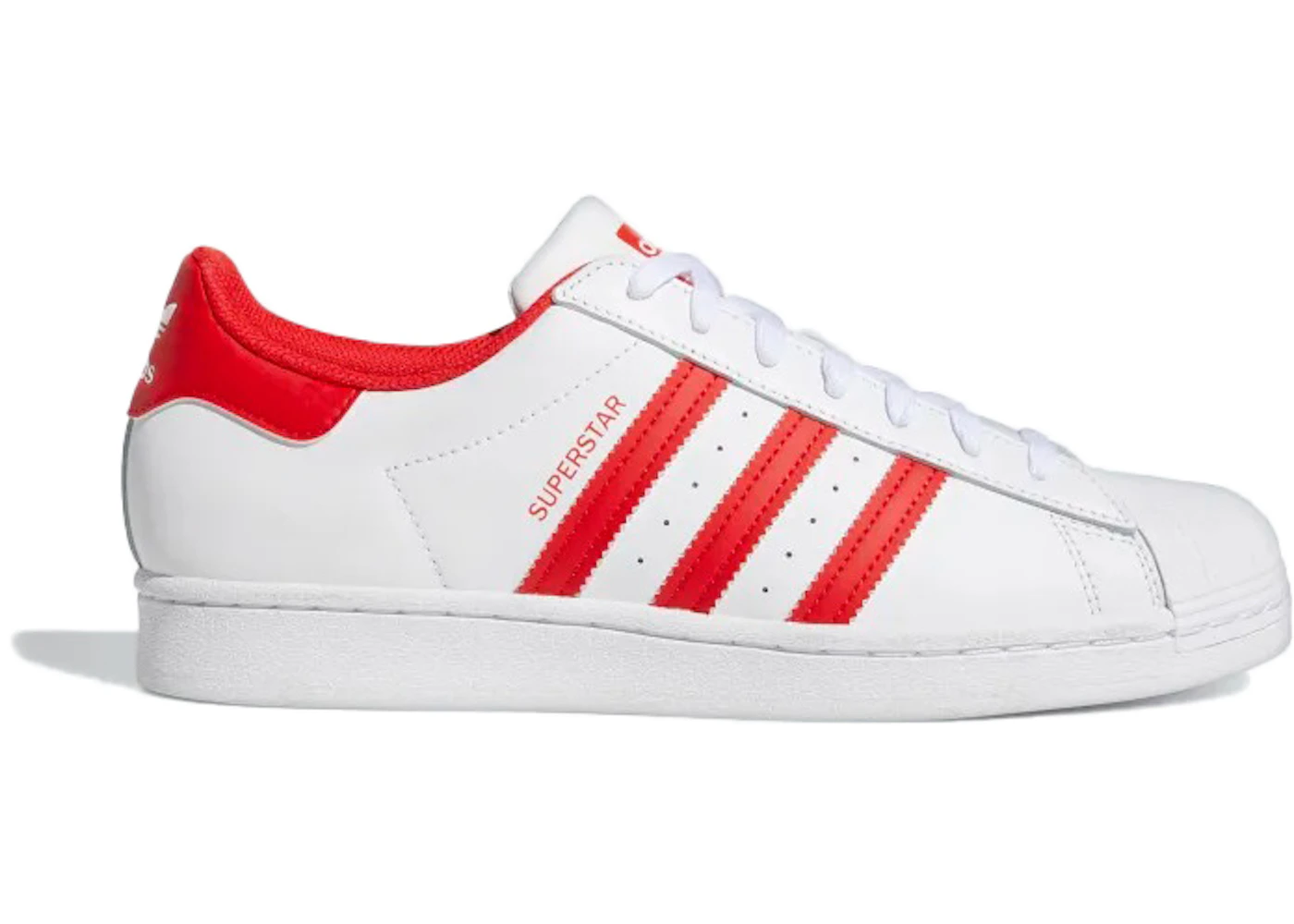 White and red adidas Clearance