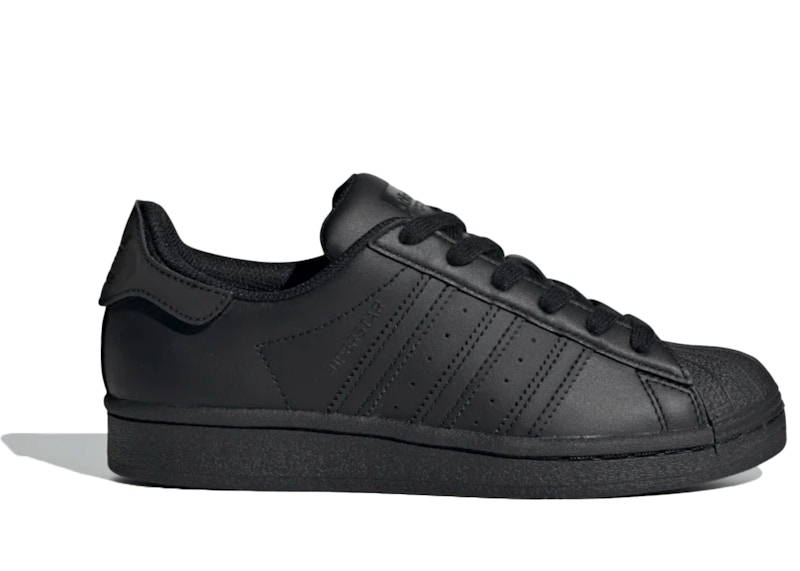 Adidas superstar gs 2025 black white foundation