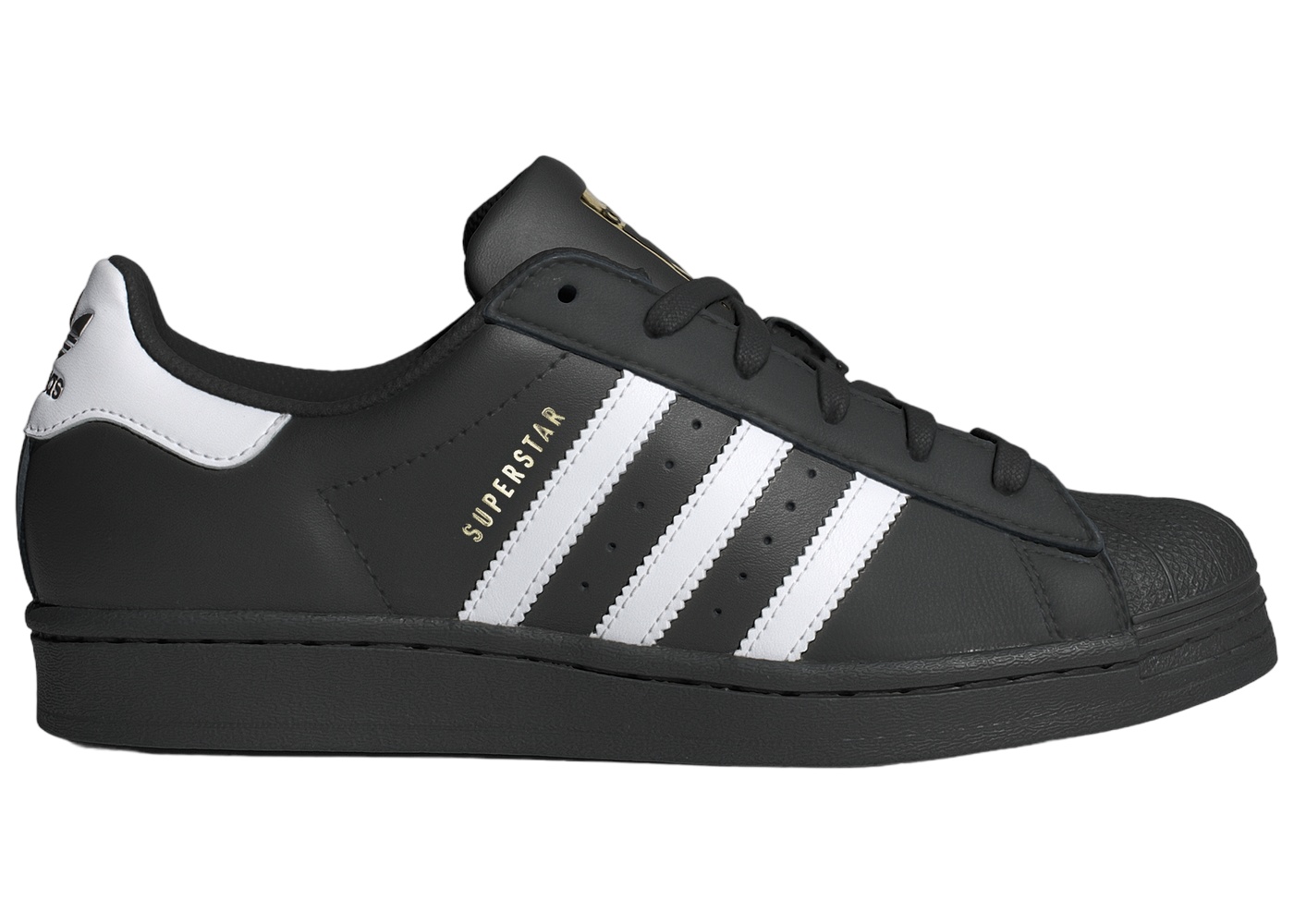 Adidas superstar core black white online