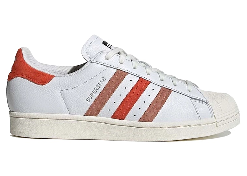 adidas Superstar Crystal White Preloved Red Men s GZ9380 US