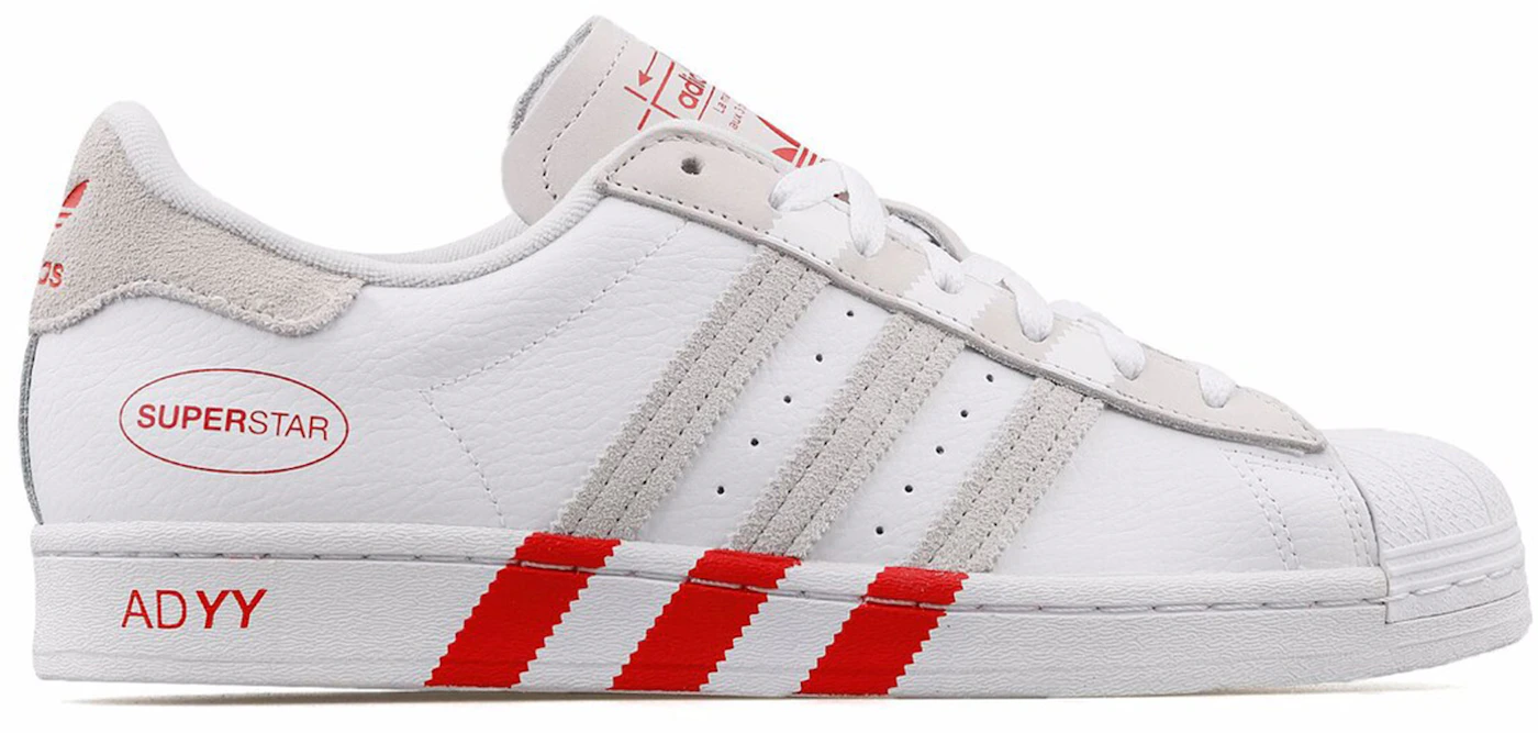 adidas Extended 3-Stripes White Red - GY0995 - ES