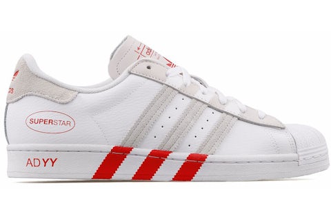 adidas Superstar Extended 3-Stripes White Red Men's - GY0995 - US adidas Superstar Extended 3-Stripes White Red Men's - GY0995 - US