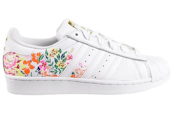 adidas Superstar Floral Gold Metallic (Women's)