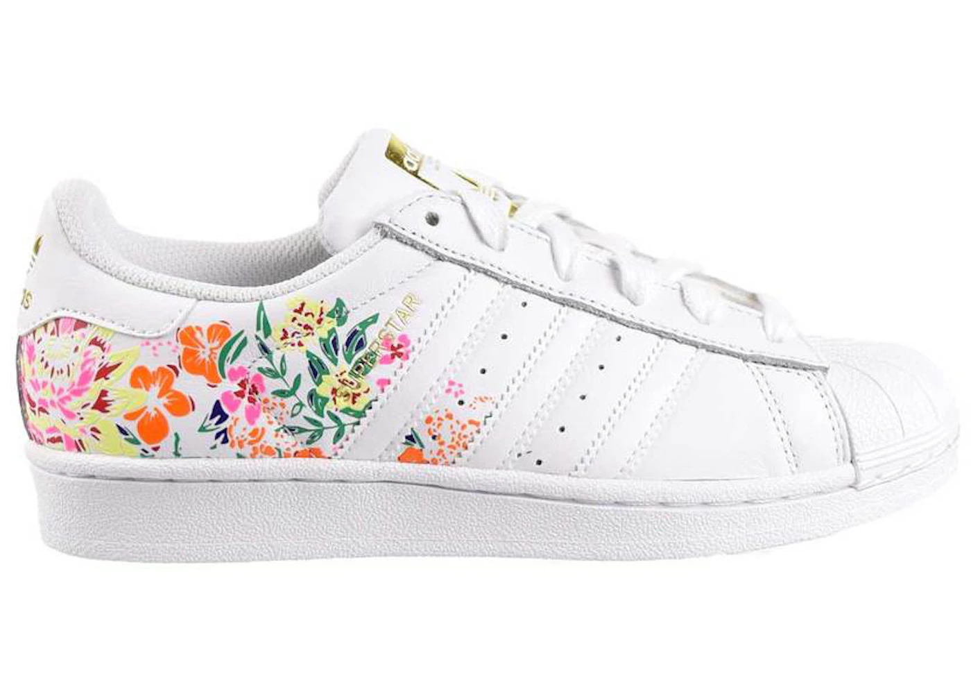 Adidas superstar with floral Clearance