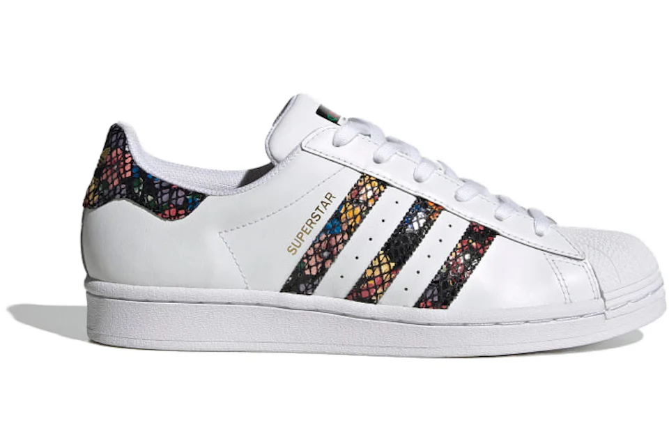 Adidas women's superstar multicolor floral print Outlet