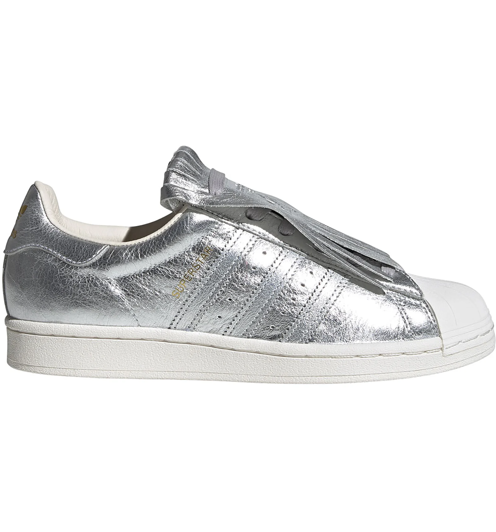Ladies adidas hot sale superstar silver