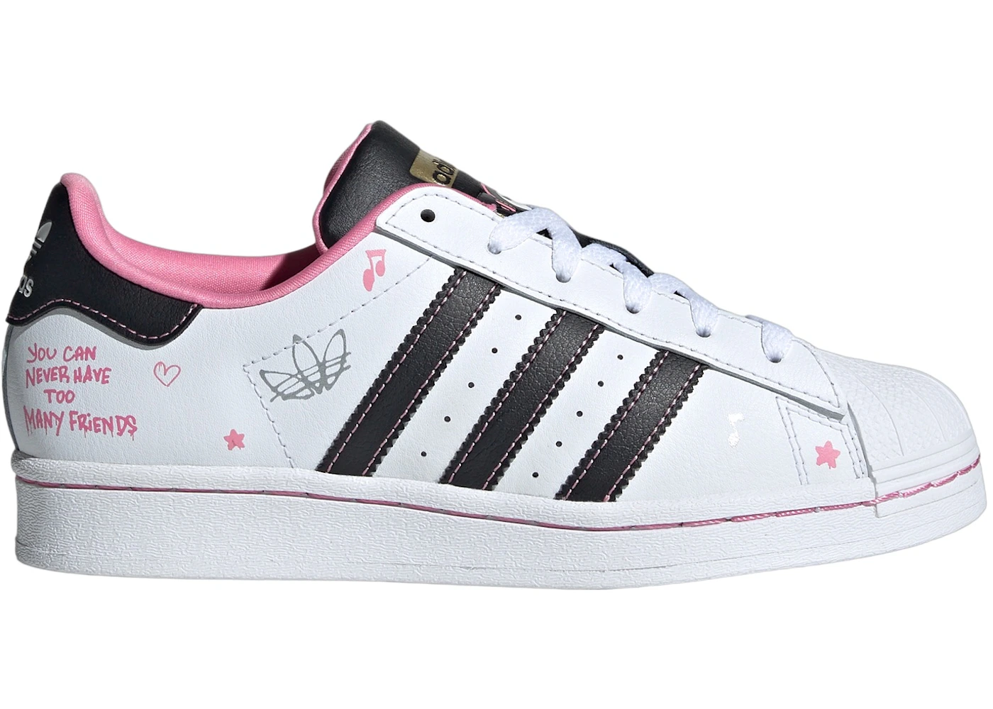 adidas Superstar Hello Kitty And Friends Bliss Pink Cloud White Core Black (GS) - IF3561 - US adidas Superstar Hello Kitty And Friends Bliss Pink Cloud White Core Black (GS) - IF3561 - US