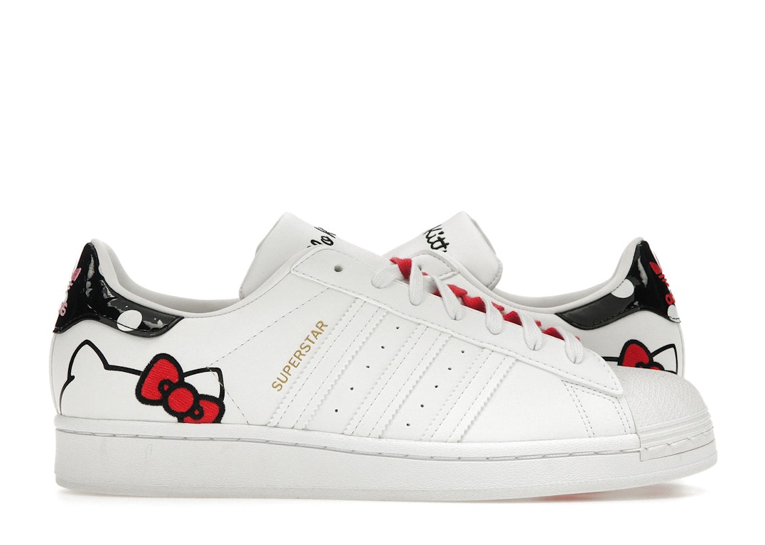 Pre-owned Adidas Originals Adidas Superstar Hello Kitty (women's) In Footwear White/footwear White/bliss Pink
