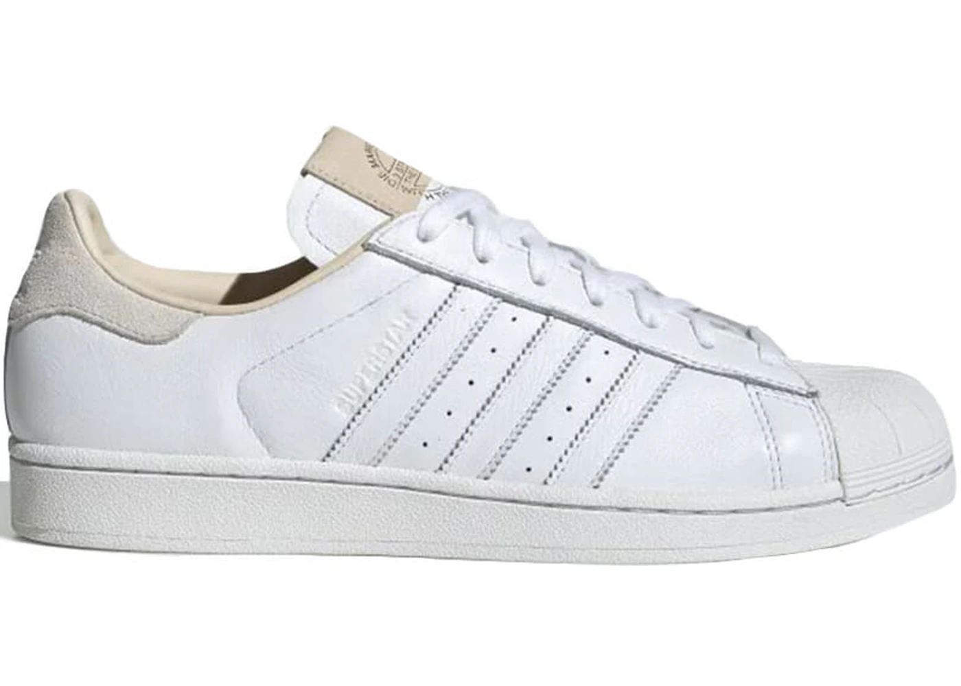 Adidas superstar top classic white