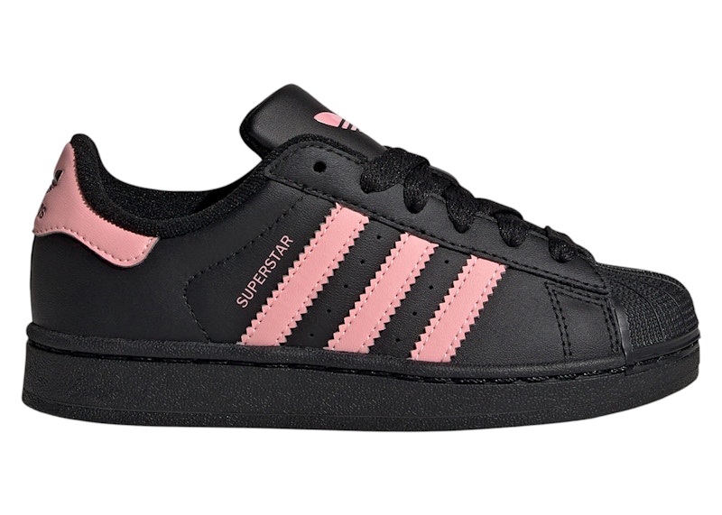adidas Superstar II Black Glow Pink (PS) - JP9445 - JP