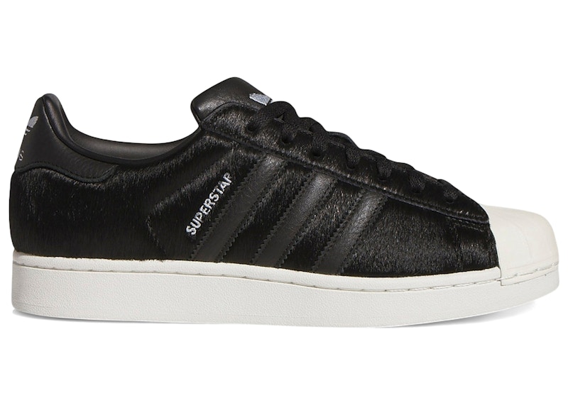 adidas Superstar II Black Pony Hair Off White