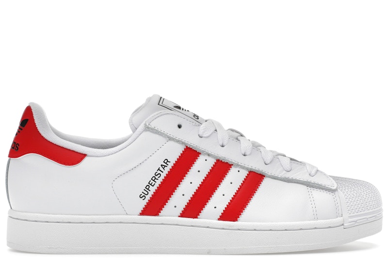 adidas Superstar II Cloud White Better Scarlet Men's