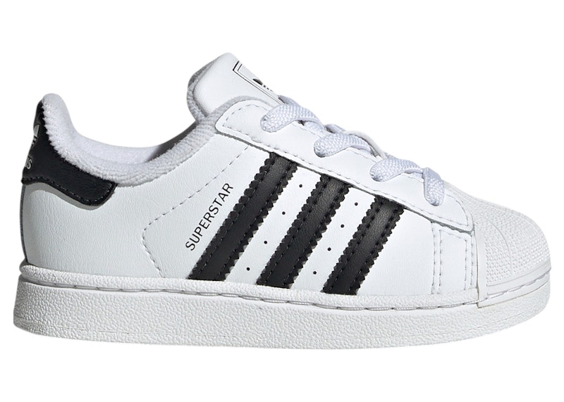 Pre-owned Adidas Originals Superstar Ii Black Sneakers In Cloud White/core Black In Multi